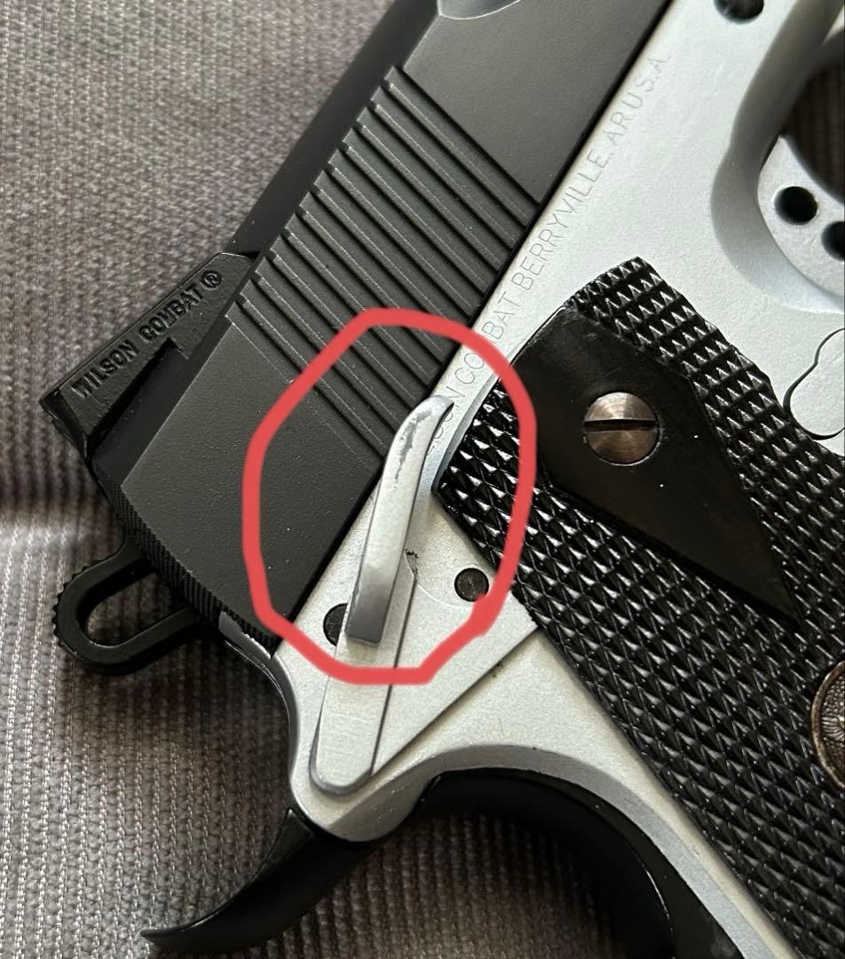 【WA】ウィルソンコンバット ボブテイル【フレームキャロムシルバー】