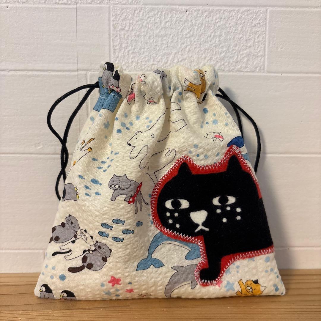 感謝価格SALE ユキエモン　巾着　ハンドメイド　小物入れ　限定生地