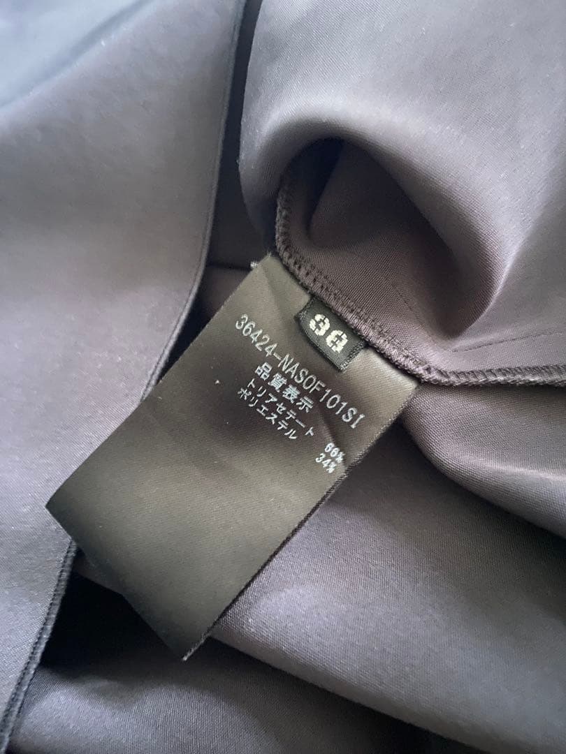 【美品】FOXEY フォクシー　スカート　Irips Flare 38 グレー