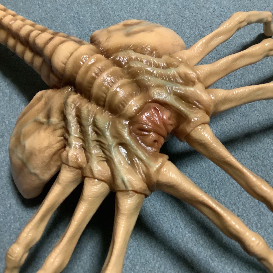 エイリアン★ソフビ★ガレージキット★フェイスハガー★1/1実物大★完成品★ツクダ