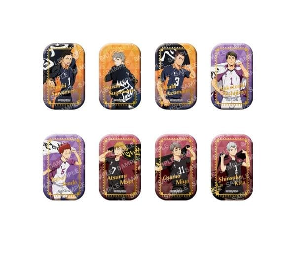 ハイキュー！！スクエア缶バッジ【BOX】（横断幕第2弾）新品未開封