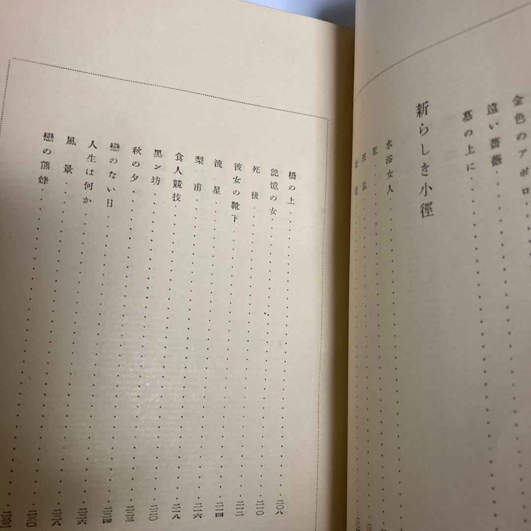 堀口大学詩集　昭和3年　初版