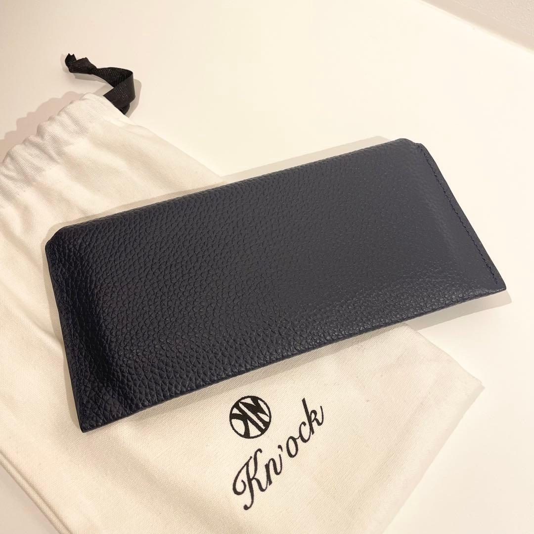 早い者勝ち　韓国　バインダー　貯金　長財布　薄い財布　ネイビー