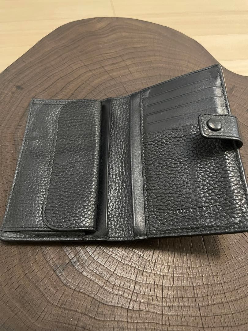 BURBERRY 二つ折り財布 ブラック