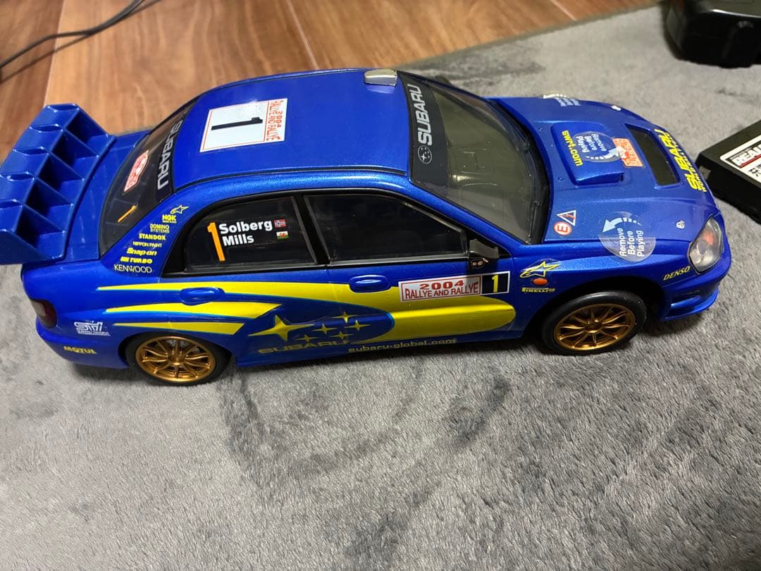 スバル　インプレッサ　ラリージャパン　2004 ラジコン WRC　1/8