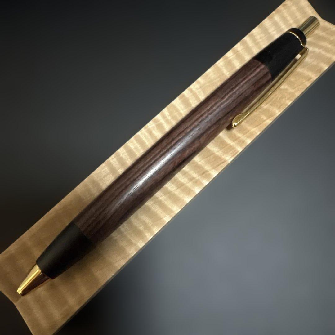 〈極美品〉野原工芸　キングウッド　スタンダードボールペン