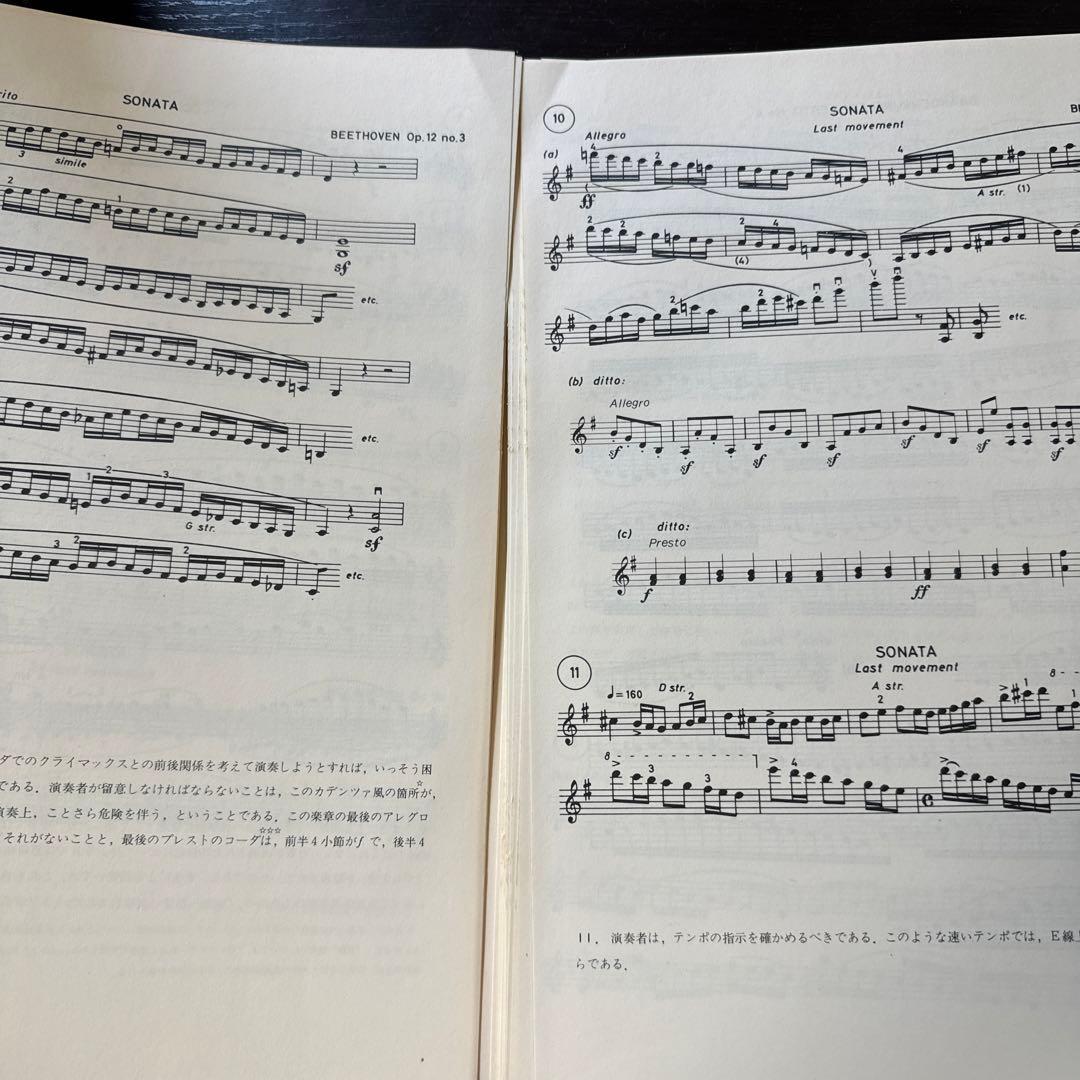 希少品　裁断済み 「ヴァイオリニストの覚え書き」　ヨーゼフ・シゲティ 著