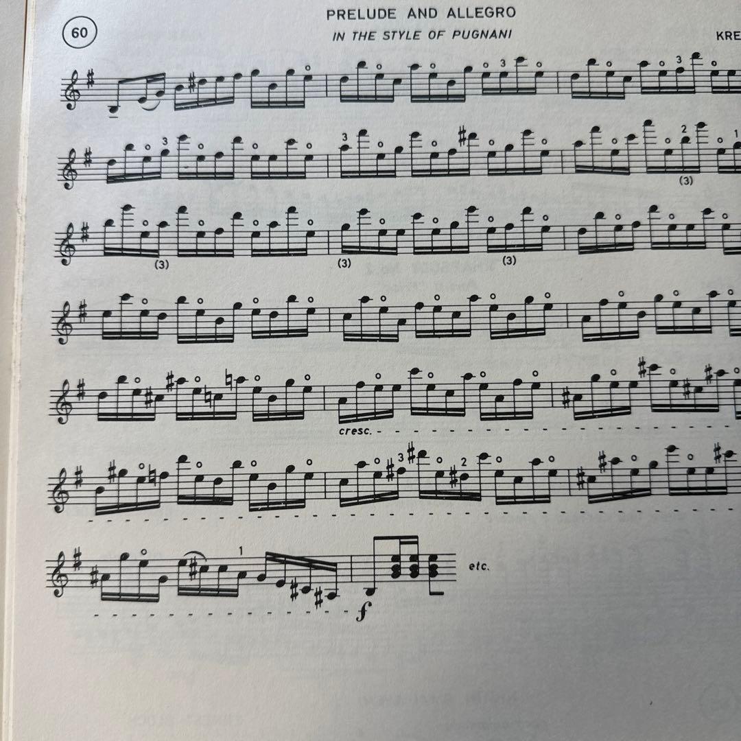 希少品　裁断済み 「ヴァイオリニストの覚え書き」　ヨーゼフ・シゲティ 著