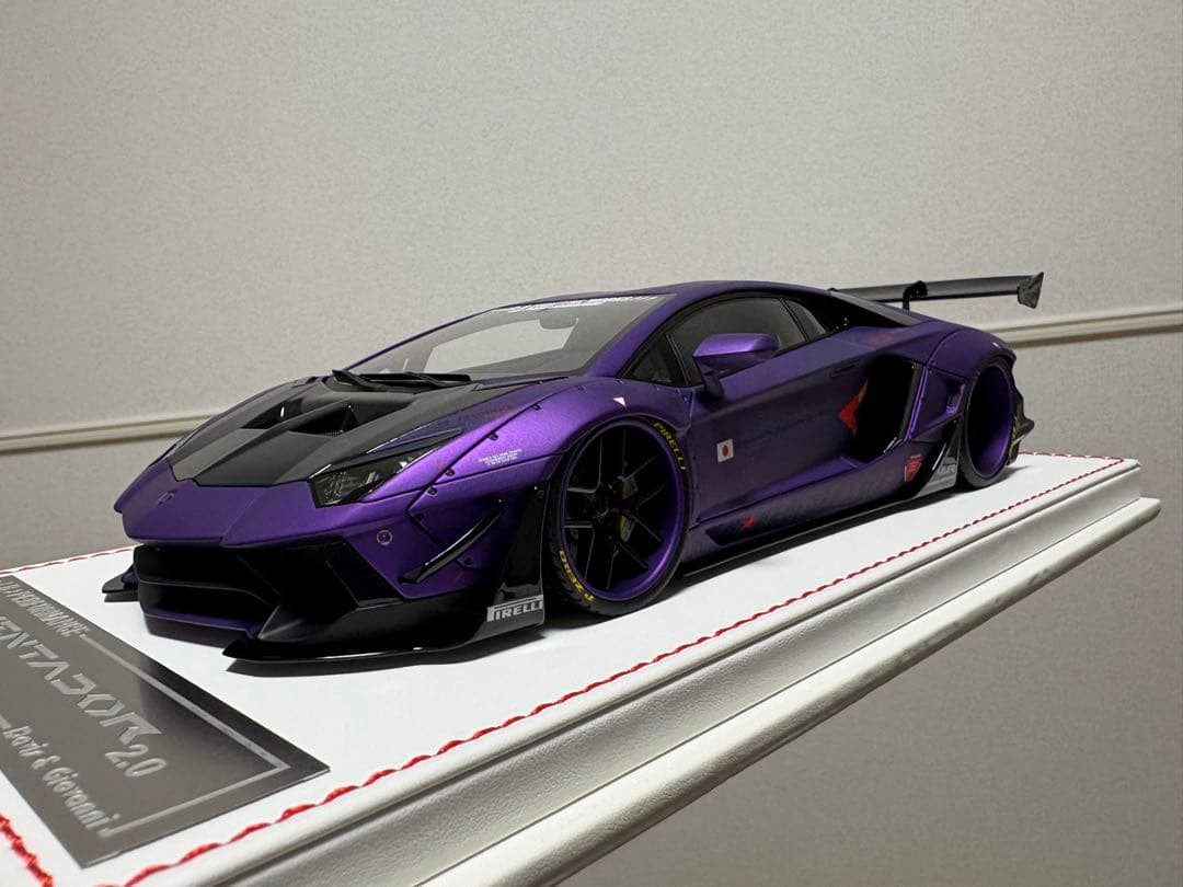 ミニカー D&G LB Aventador 2.0 Purple Zero Fighter