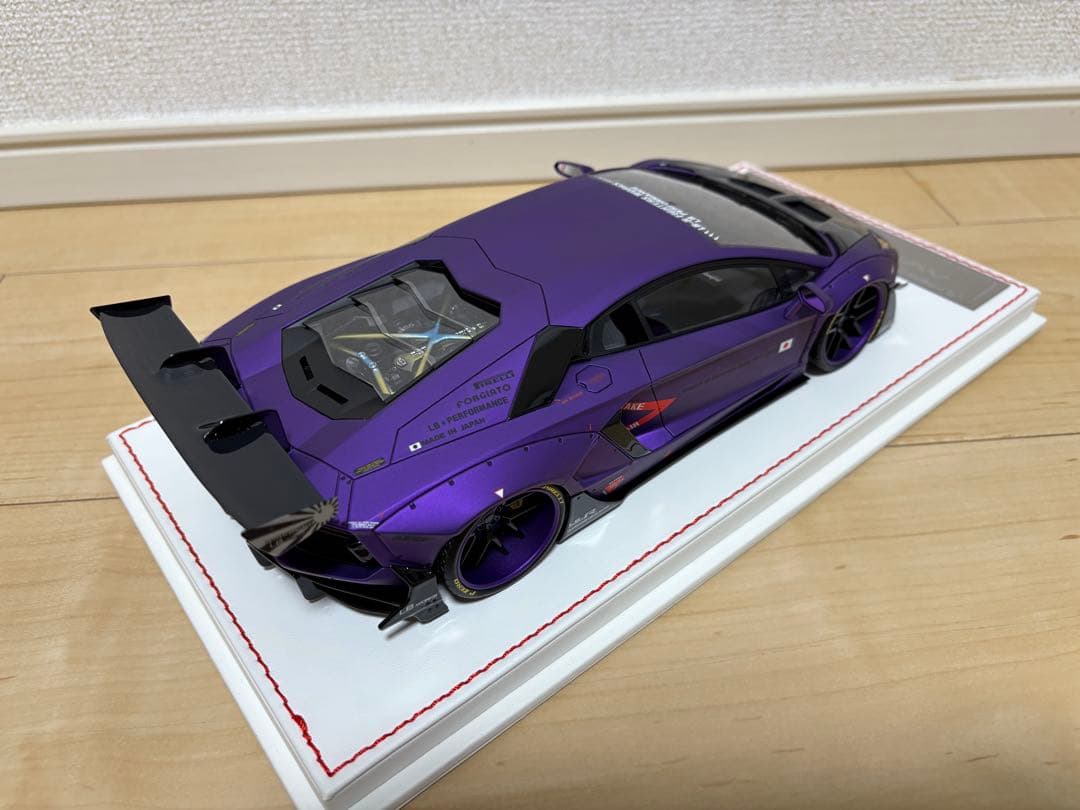 ミニカー D&G LB Aventador 2.0 Purple Zero Fighter