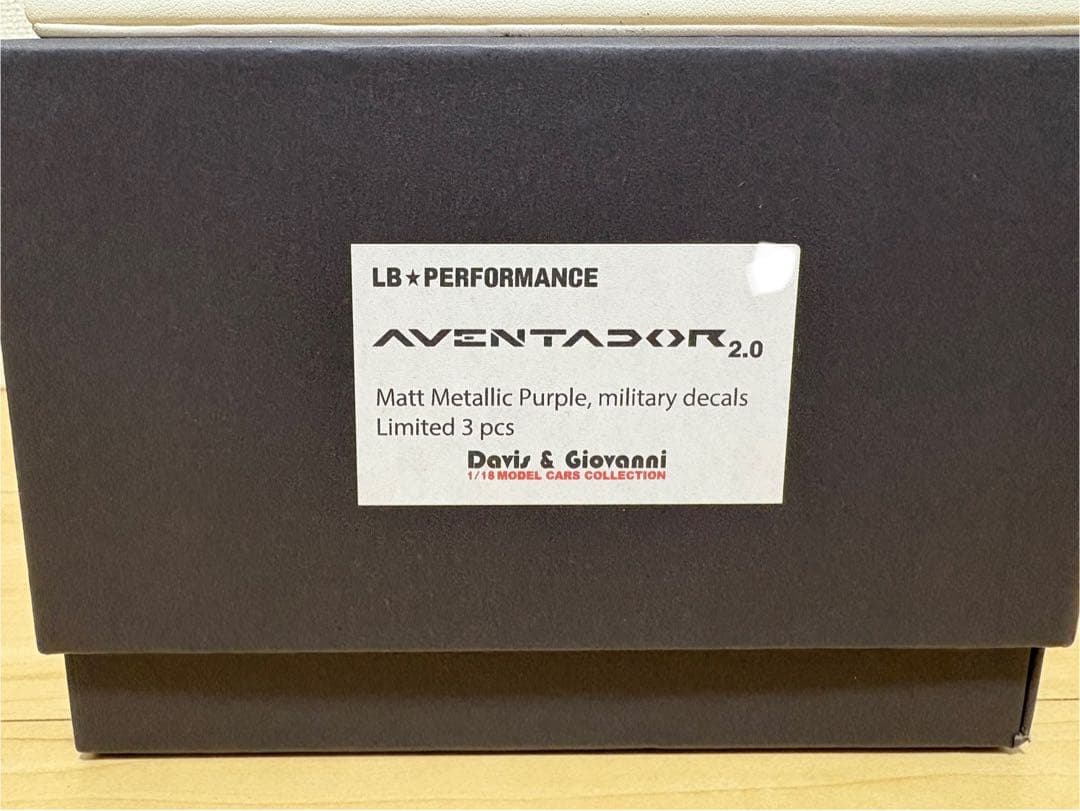 ミニカー D&G LB Aventador 2.0 Purple Zero Fighter