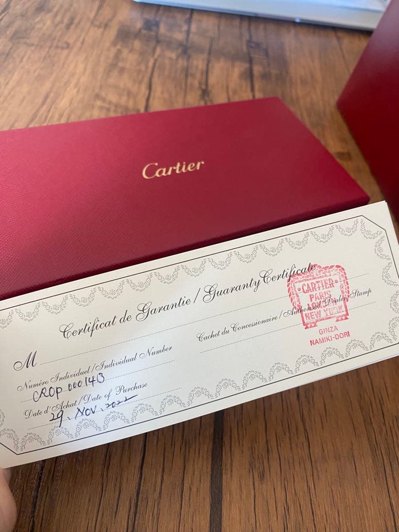 Cartier 赤 ボールペン 本体