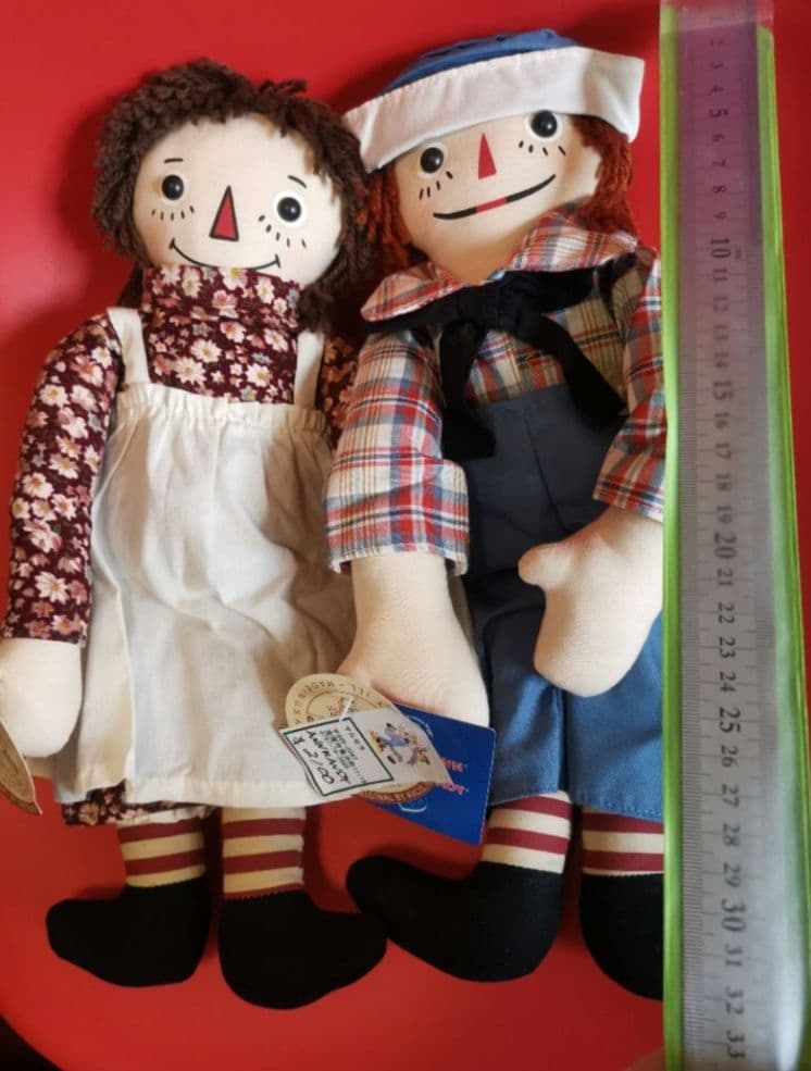 Raggedy Ann & Raggedy Andy ぬいぐるみ