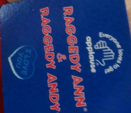 Raggedy Ann & Raggedy Andy ぬいぐるみ