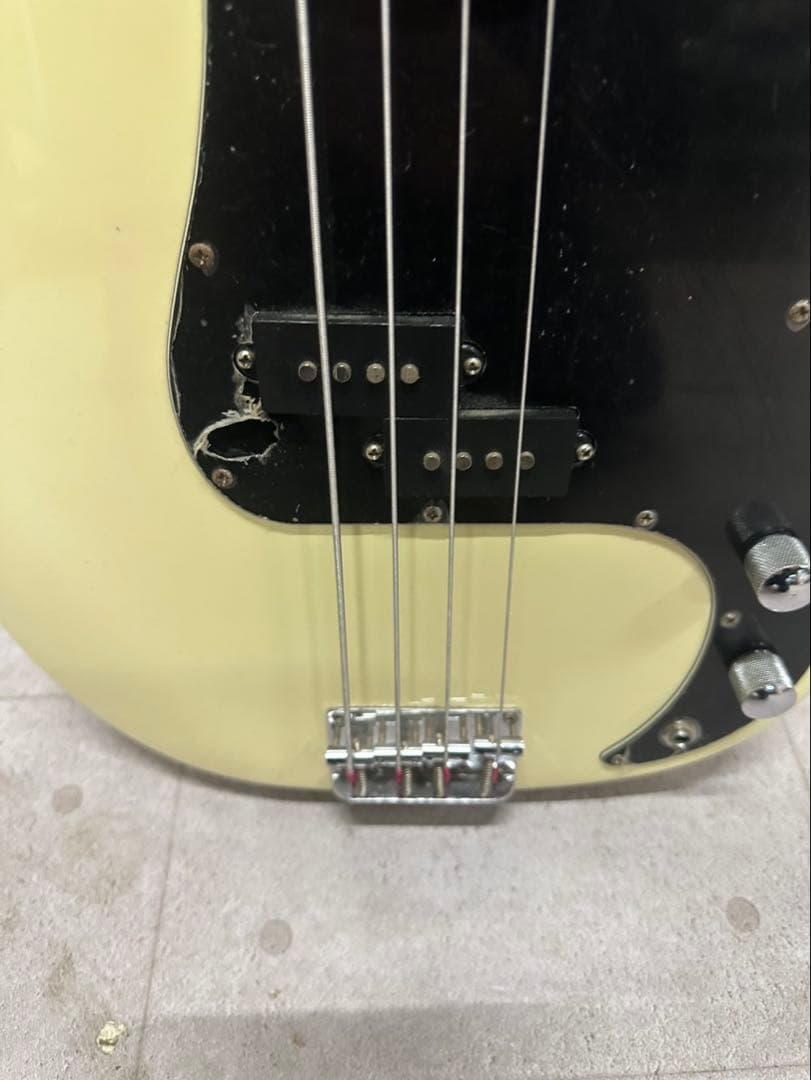 ⑲ SELDERS エレキベース 4弦 プレベタイプ クリーム/アイボリー PG