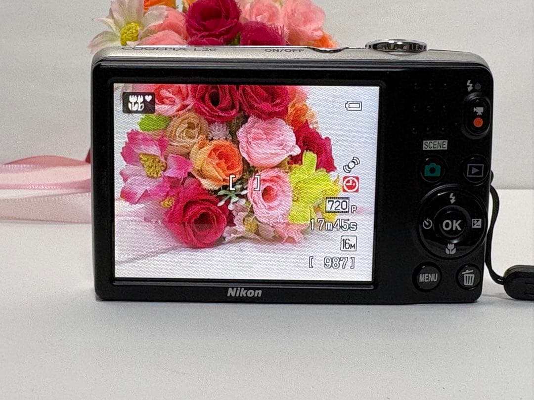 Nikon COOLPIX L26 コンパクトカメラ コンデジ デジカメ 外箱有