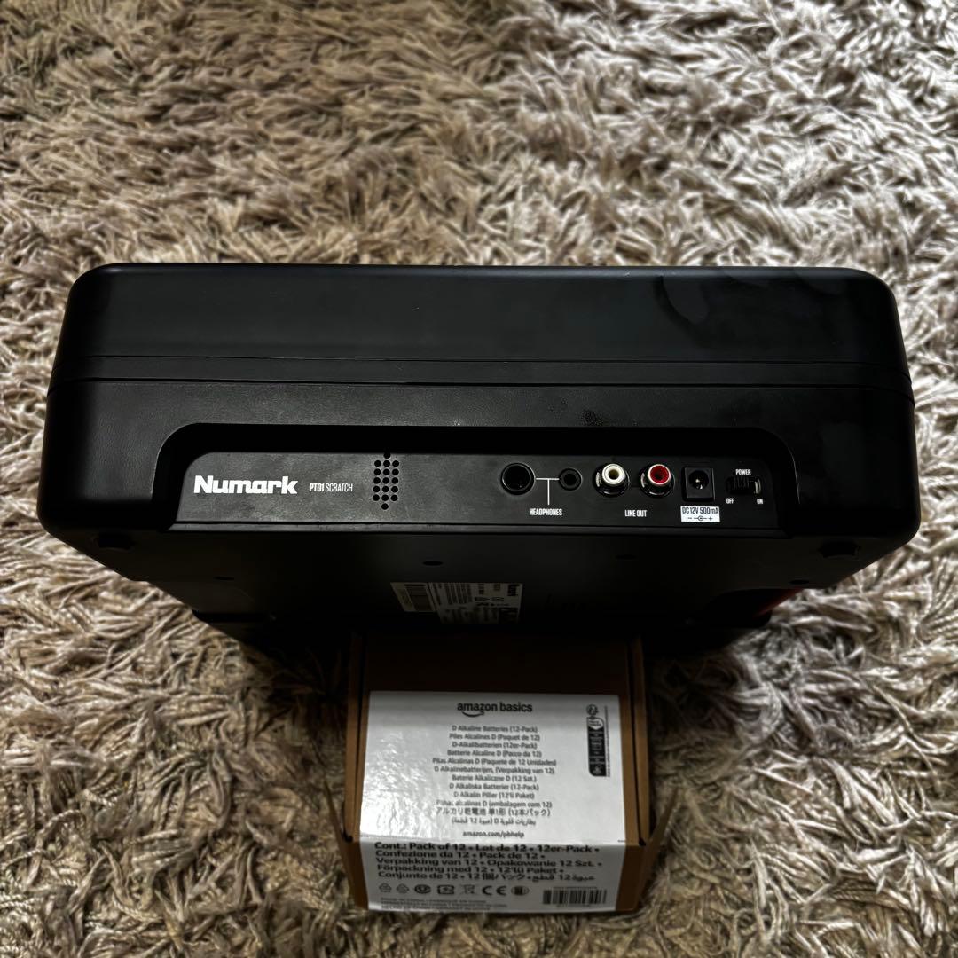 Numark ターンテーブル PT01 Scratch ポータブル スクラッチ