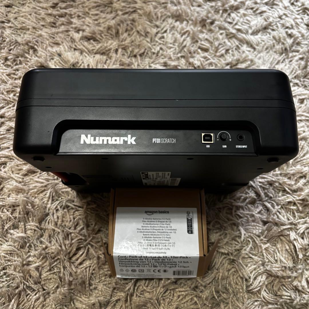 Numark ターンテーブル PT01 Scratch ポータブル スクラッチ