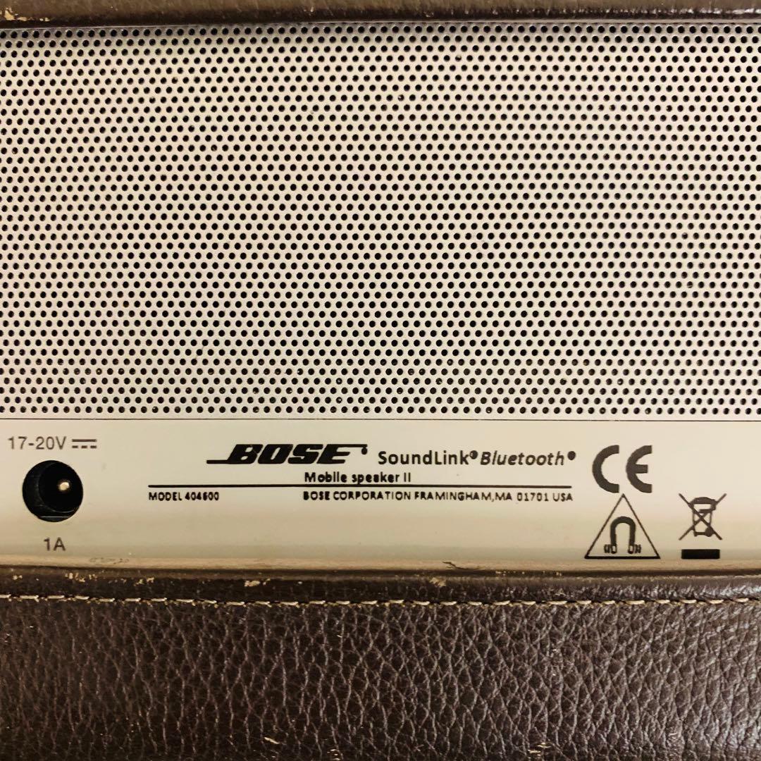BOSE SoundLink mobile speaker II 本革
