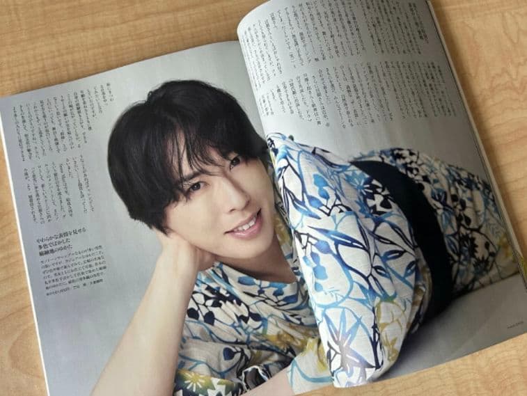 竺仙 美しいキモノ　 ワイドサイズ　綿紬 本染め 注染染め 浴衣反物 宮舘涼太