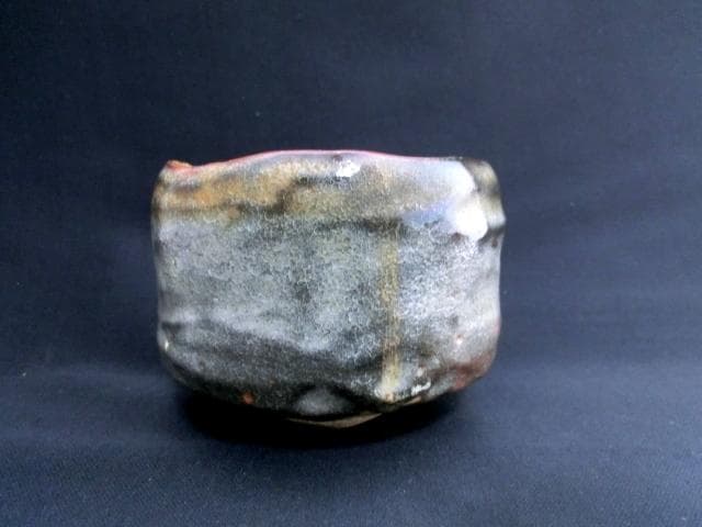 茶碗■古い赤楽茶碗 京焼き 合せ箱 直し有り お茶道具 古美術 時代物 骨董品■