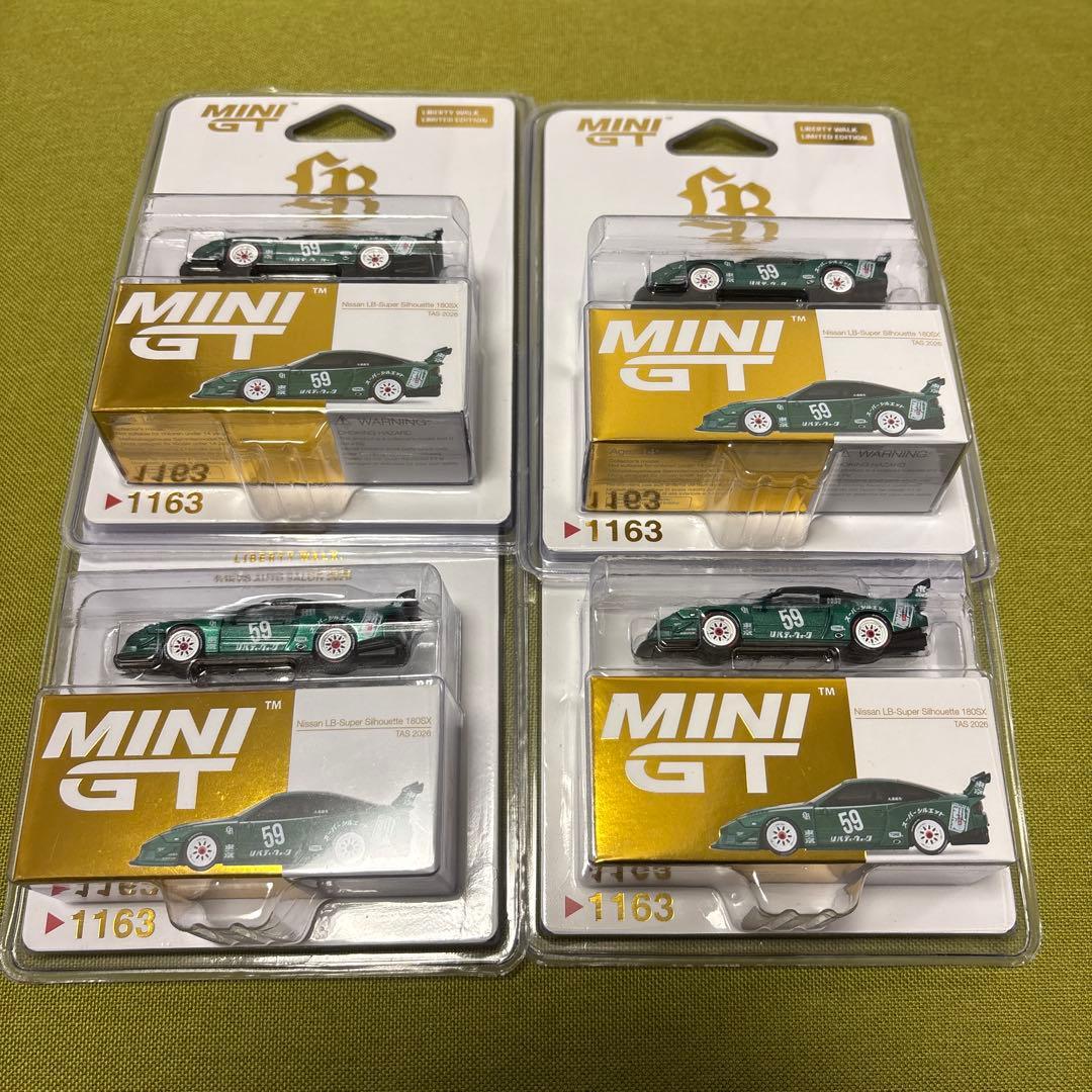 4台 MINI GT 日産 180sx LBWK 東京オートサロン 限定