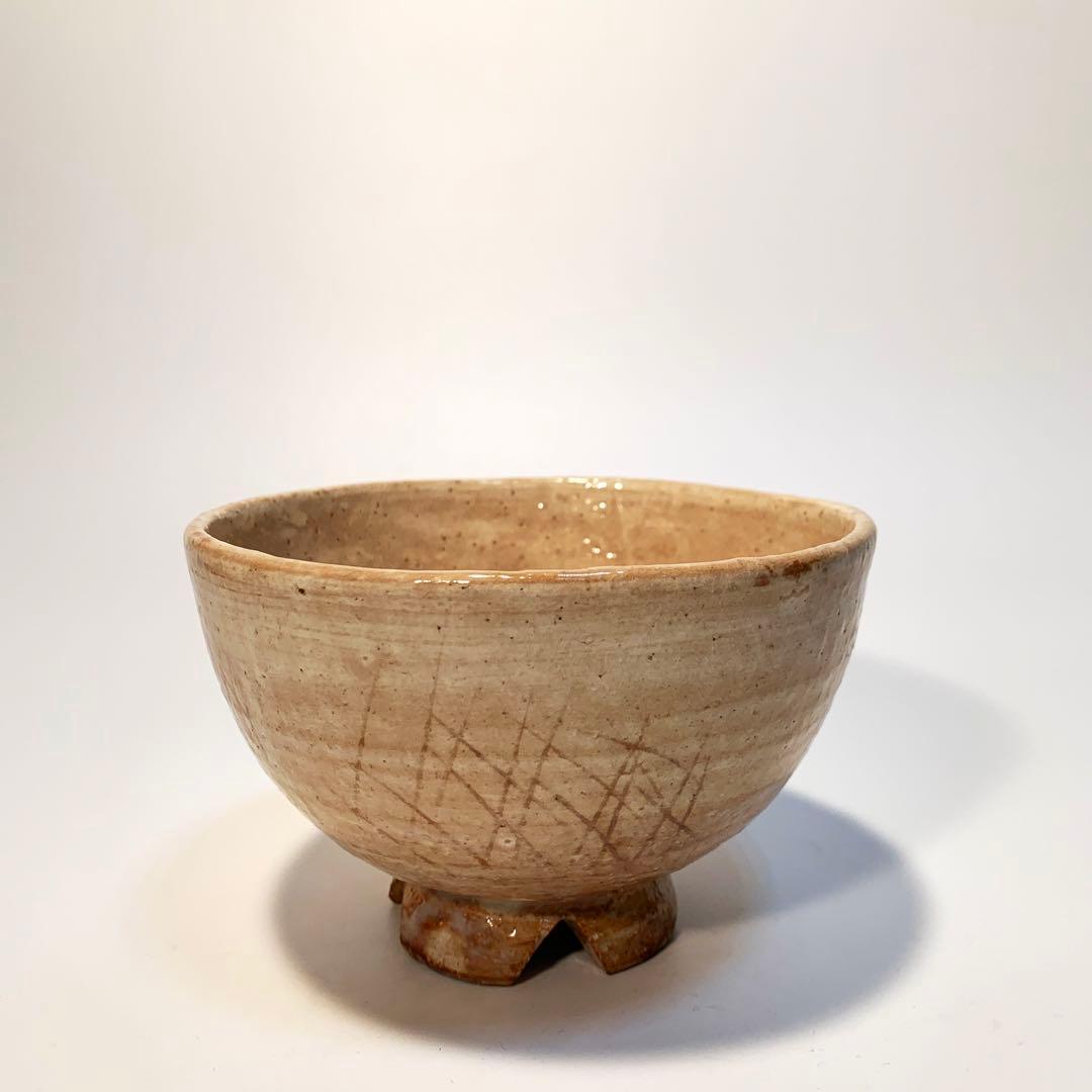 【茶道具】抹茶碗　十二代 土谷一水　萩焼 　共箱　R0575ダW