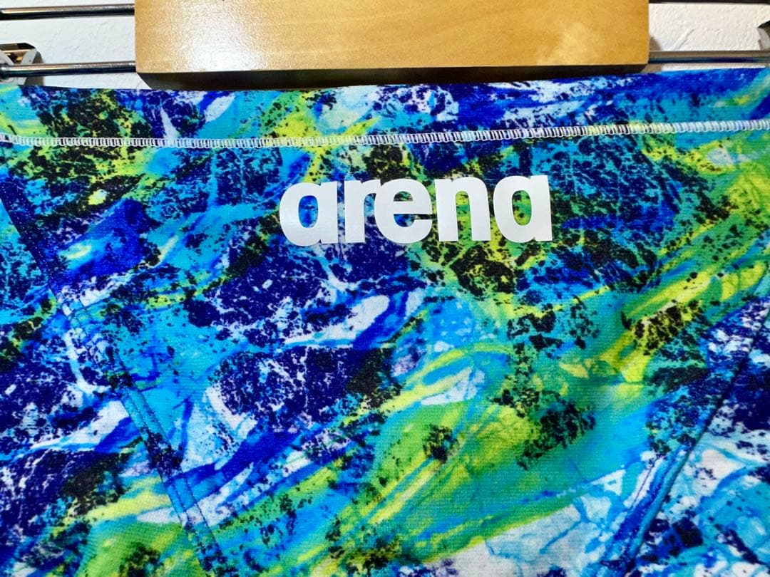 カ*マ様 arena メンズ　練習用ボックス水着　【ブルー】