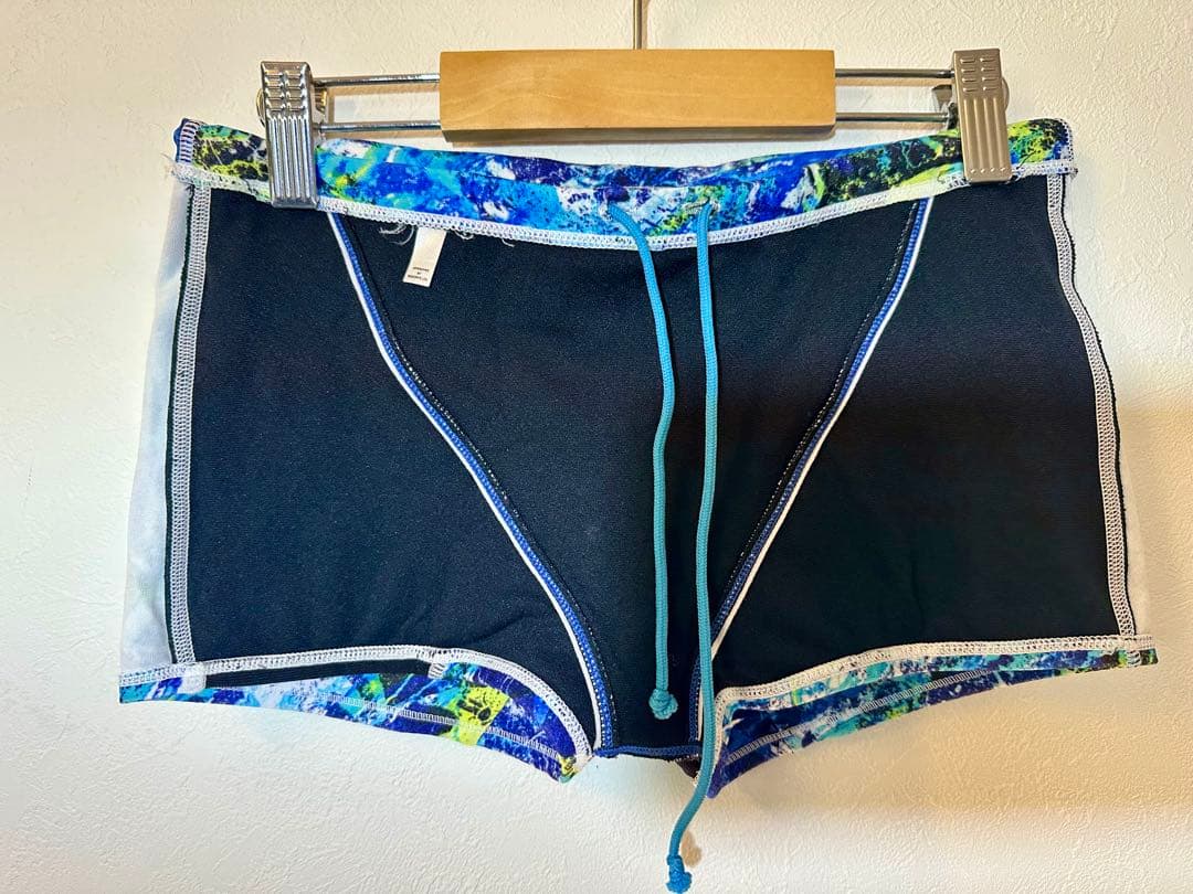 カ*マ様 arena メンズ　練習用ボックス水着　【ブルー】