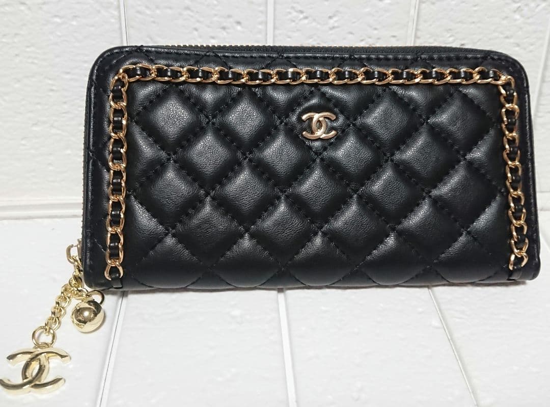 ☆CHANEL キルティング デザイン ウォレット☆