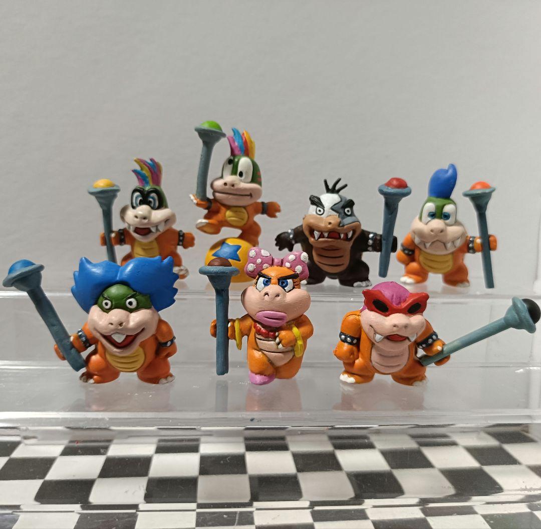 スーパーマリオ　消しゴム　コクッパ七人衆　ペイント品