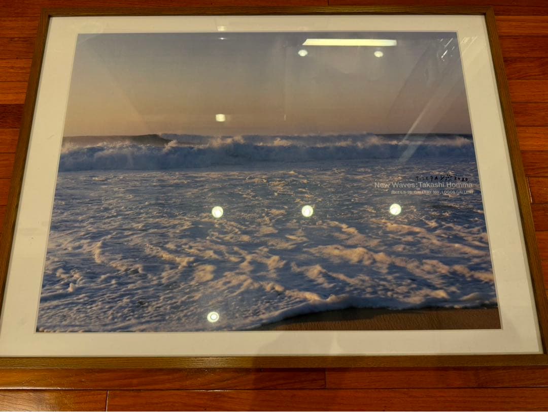 ホンマタカシ　サイン入りNEW WAVES 2007限定ポスター（額装新品）