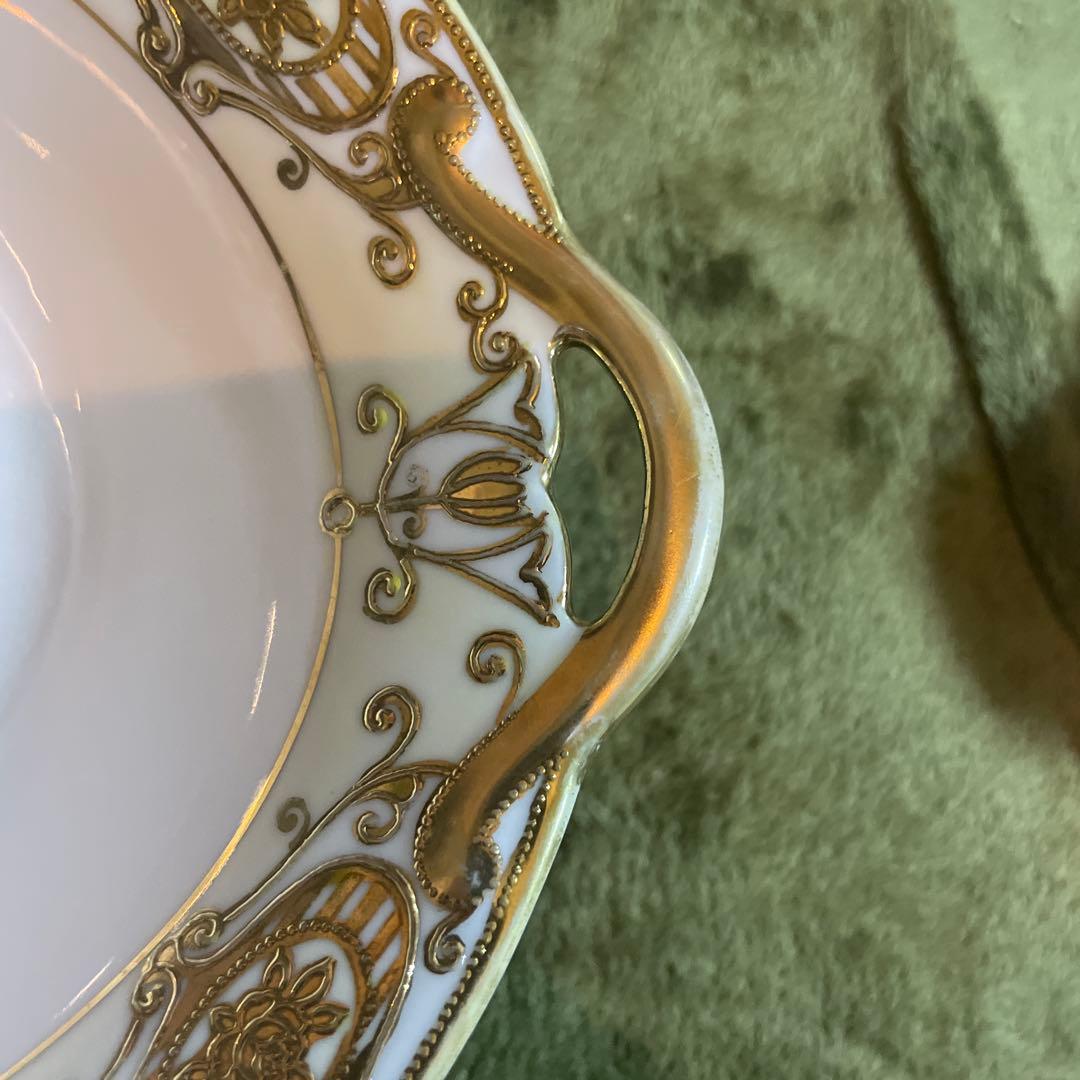 オールドノリタケOLD NORITAKEスープ皿大金彩