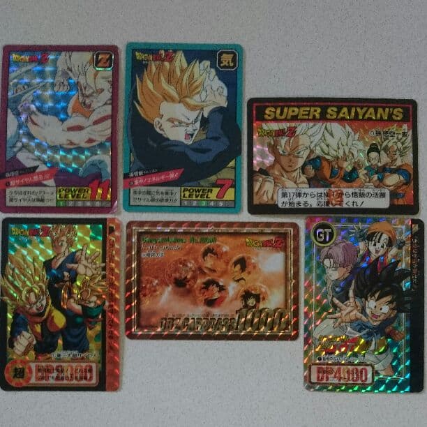ドラゴンボール カードダス 6枚セット