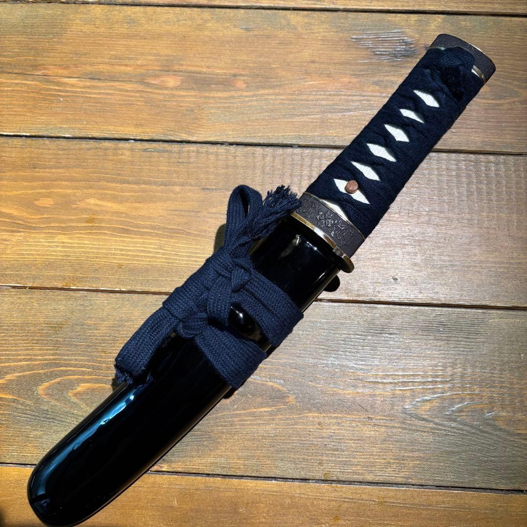 日本刀残欠クラフトナイフNo.73 三条小鍛冶宗近 拵 裏銘あり