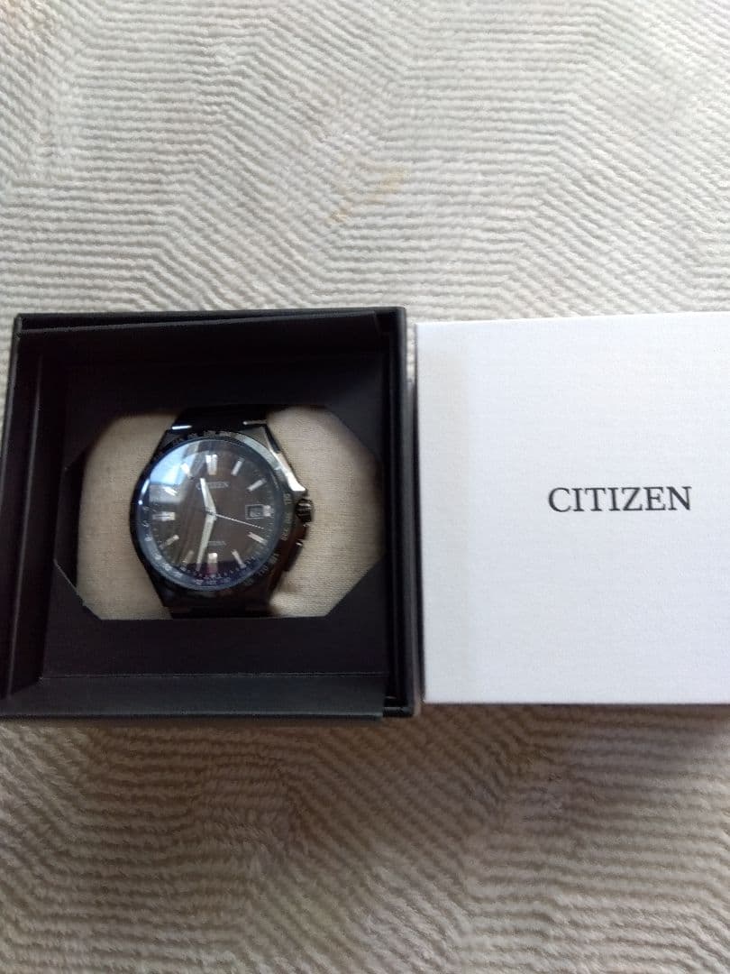 CITIZEN ATESA ブラック腕時計