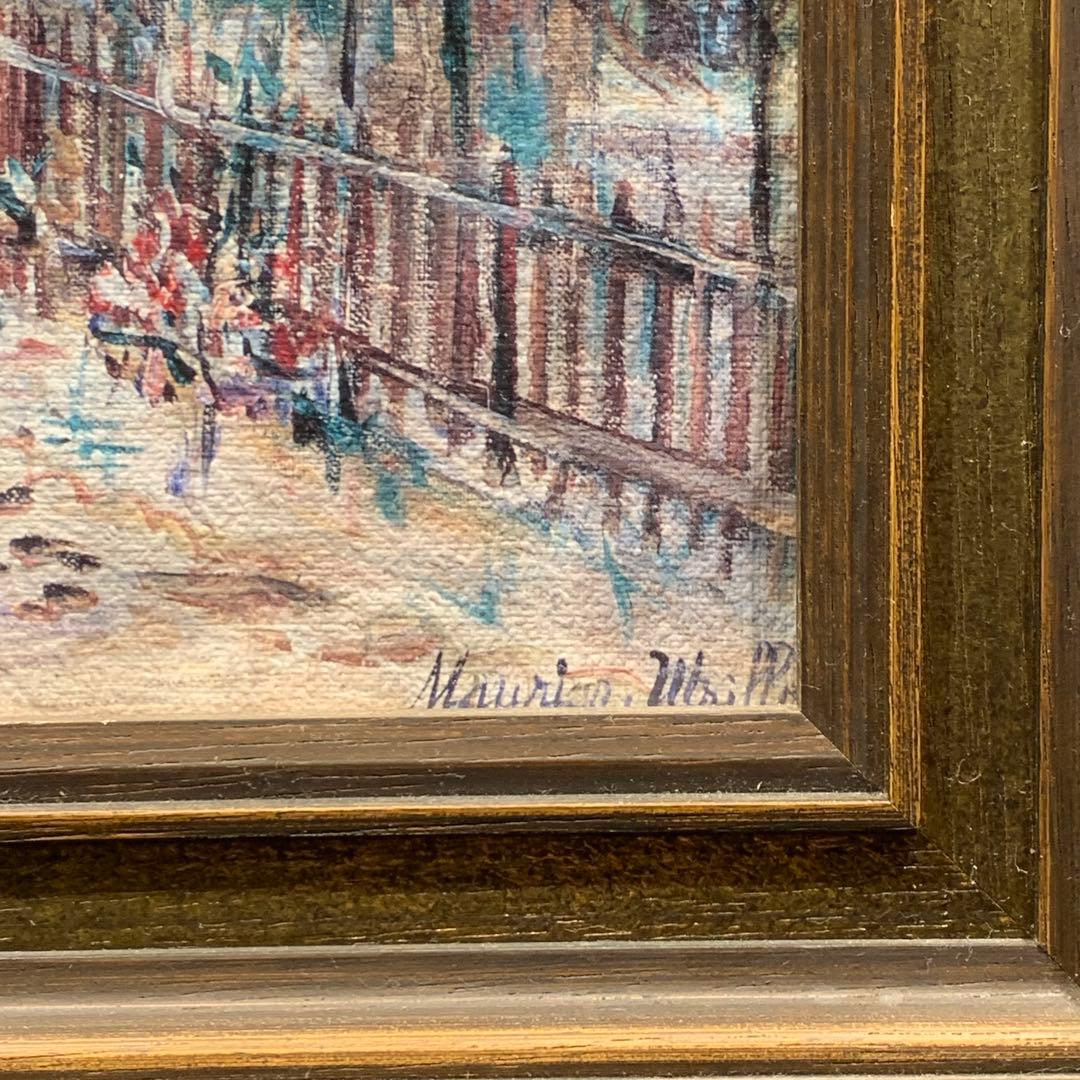 MAURICE UTLILLO モンマルトル・サクレ・クール寺院1934年 油彩