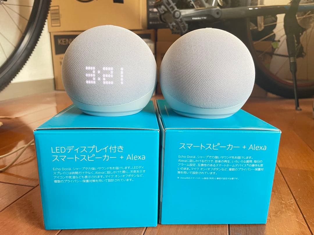 Echo Dot with Clock 第5世代 ＋Echo Dot のセット