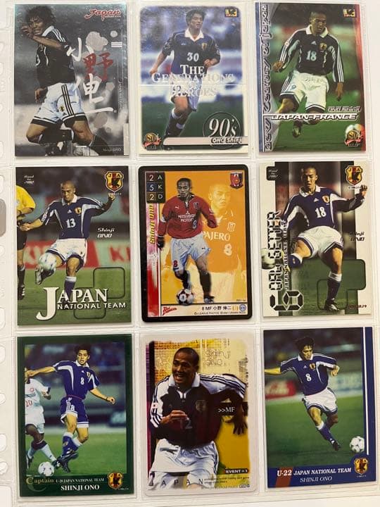 レア！！小野伸二 サッカー 直筆サインカード セット Jリーグ