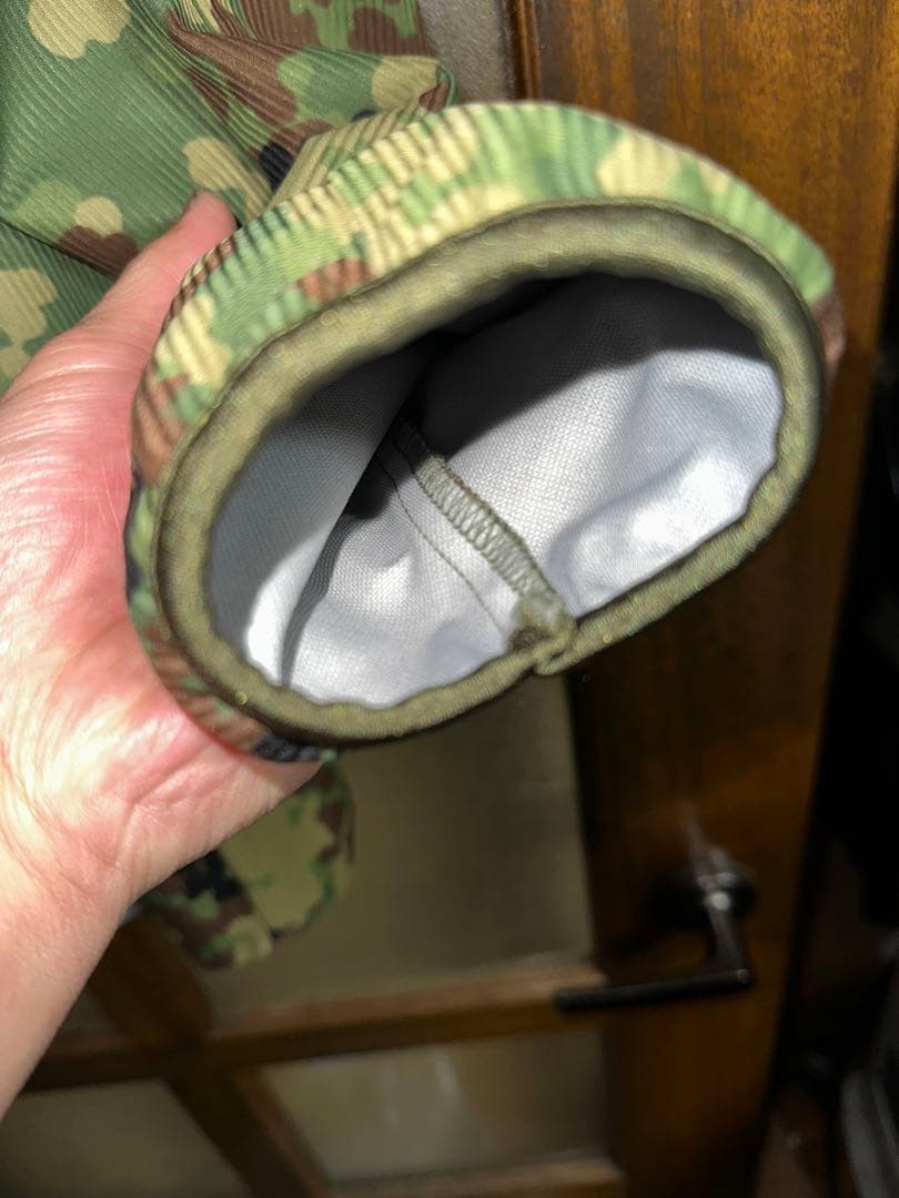 自衛隊ウィンドウストッパー迷彩上下L
