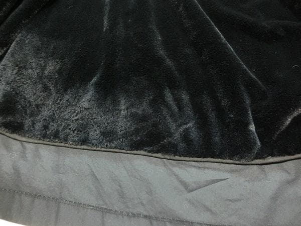 ノマ　mizuiroind　裏フランネル　チェスターコート　ブラック