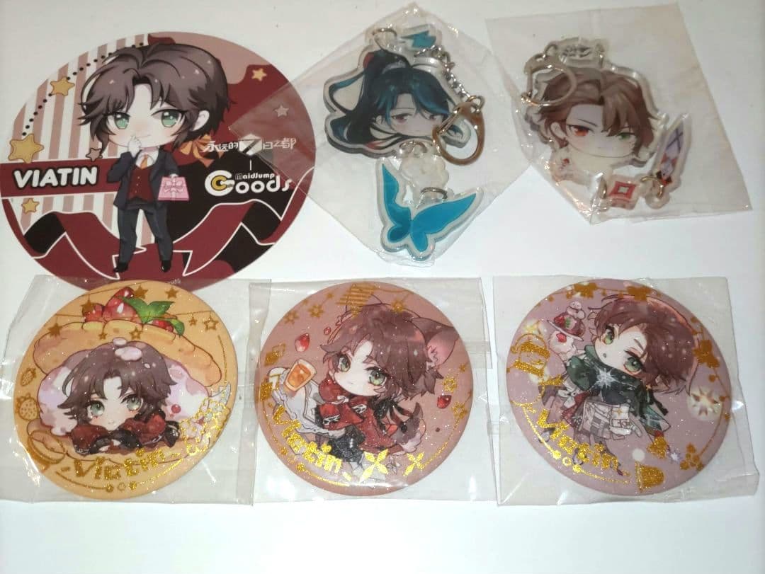 永远的七日之都　コラボカフェ　コースター　缶バッジ