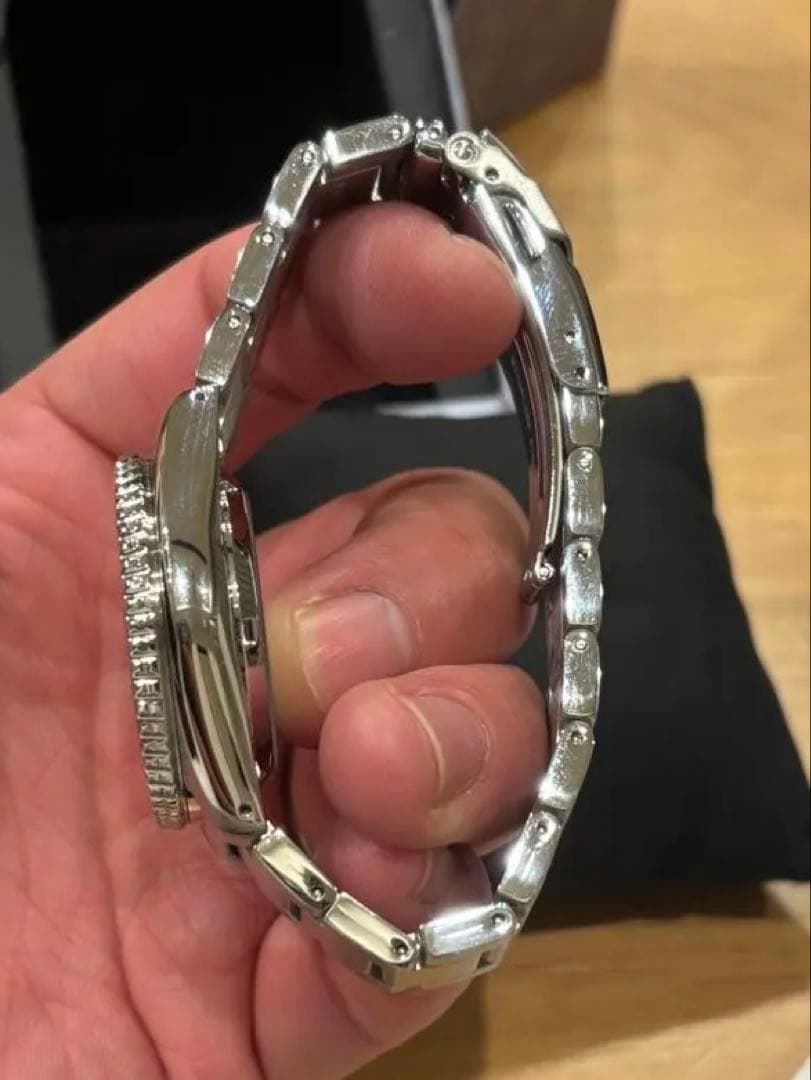 SEIKO 自動巻き時計 ブラック　SBSA225