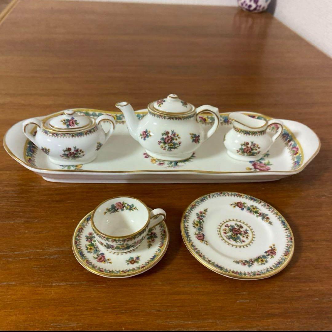 コールポート ミングローズ　ミニチュア　ティーセット