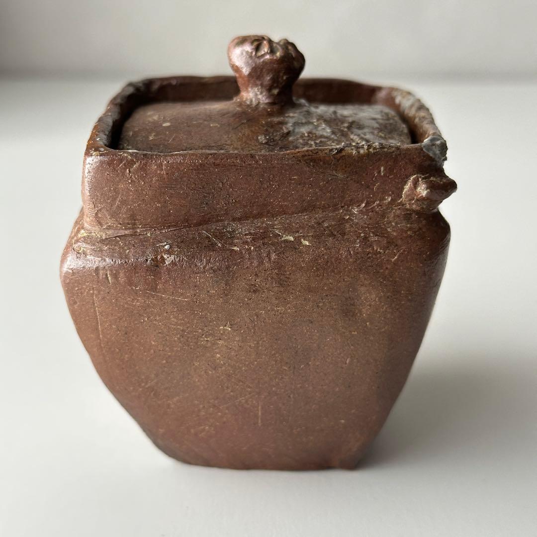 備前焼 茶器 緋襷 宝瓶 蕾