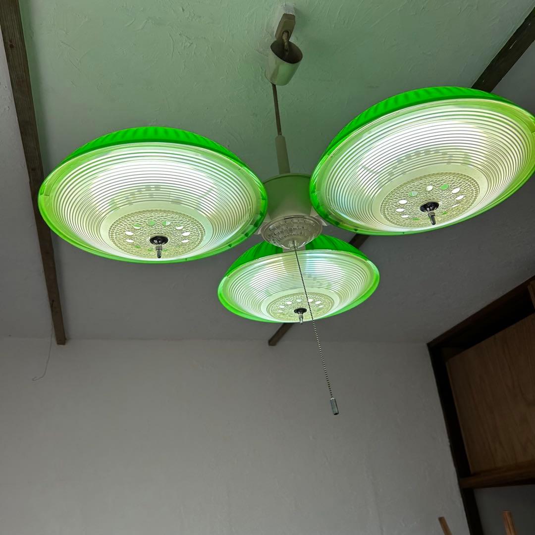 レトロポップ 蛍光灯 みどり