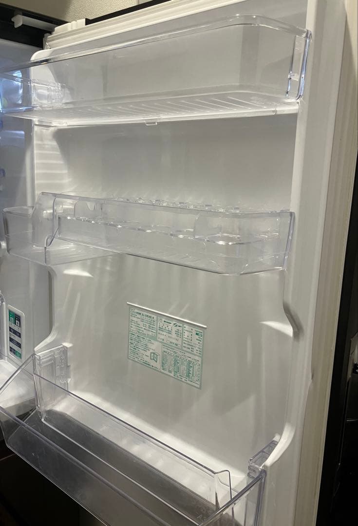 【SHARP】冷蔵庫356L グラデーションレッド【両開き】