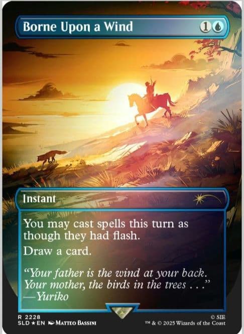 MTG Secret Lair Ghost of Tsushima Foil版