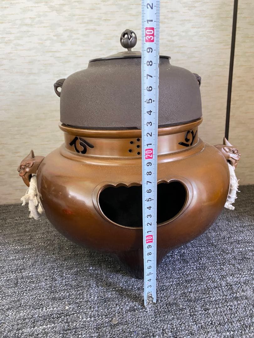 風炉釜　茶道具　茶釜