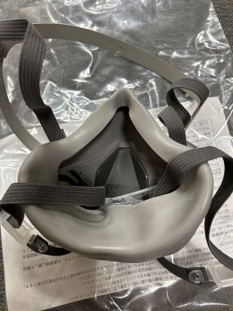 3M 防毒マスク半面形面体　ミディアム6000M